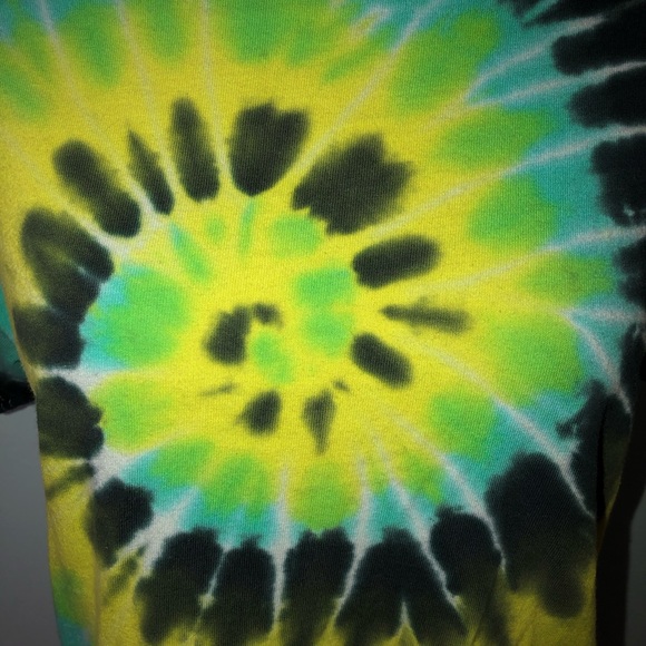 Assembly New York Tie Dye Green T shirt size small - Picture 4 of 6